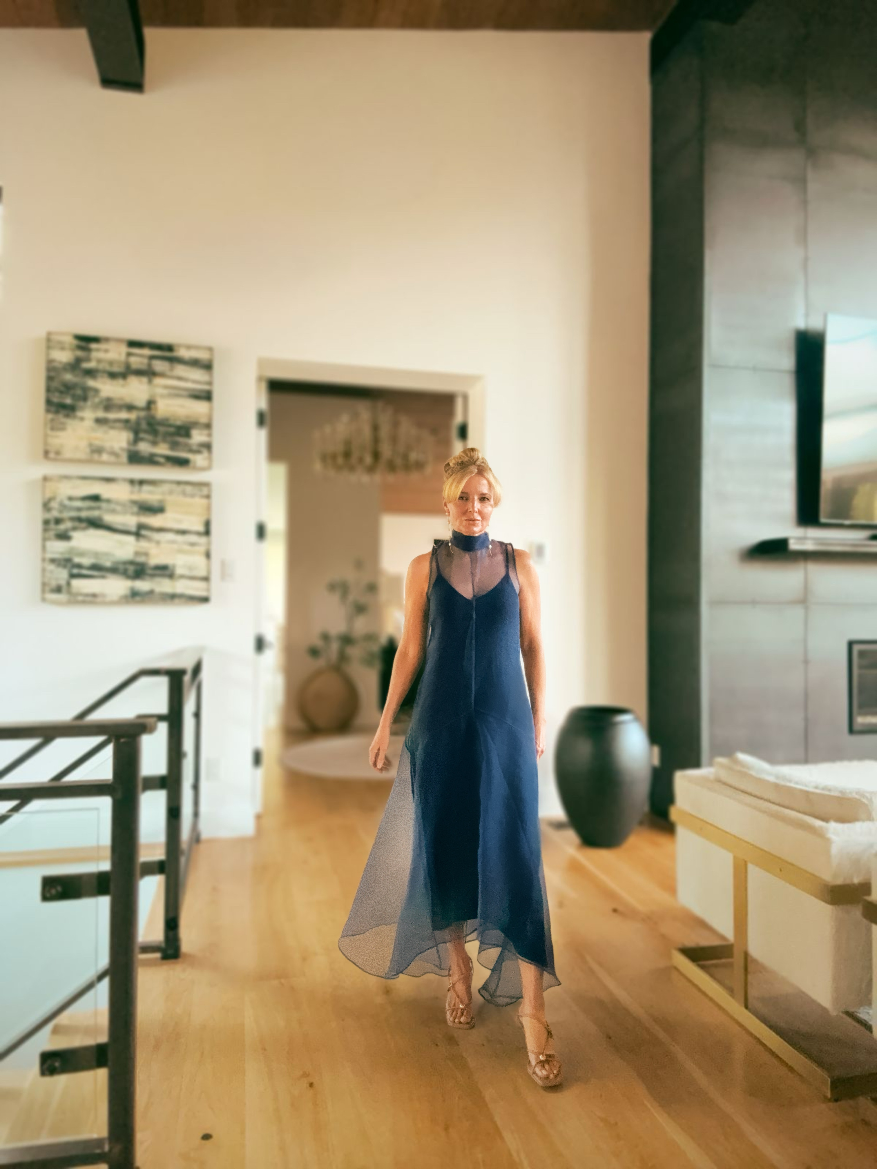 When a dress moves like this one does, you know it's something special!

This Staud navy chiffon gown has a sheer choker overlay, slip dress construction underneath, and a handkerchief hem that creates the most beautiful movement. It's dramatic without being over the top; the kind of dress that makes a room stop. 

 #LTKdayinmylife #LTKgrwm #LTKOver40