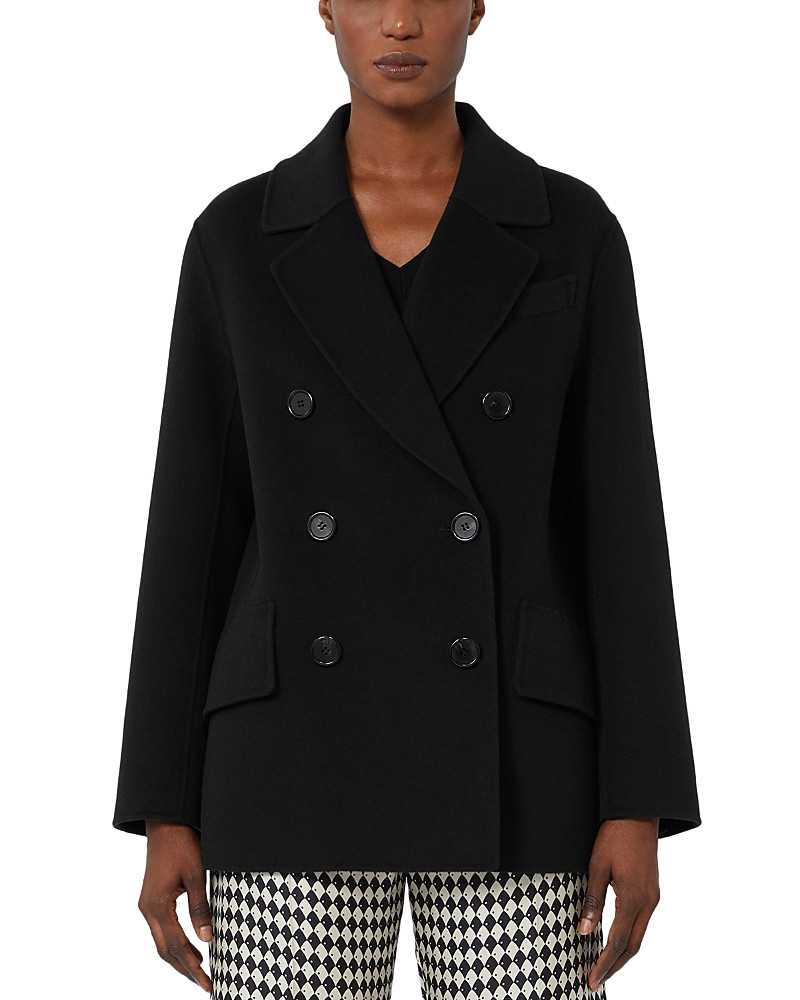 Max Mara Wool Double Breasted Peacoat | Bloomingdale's (US)