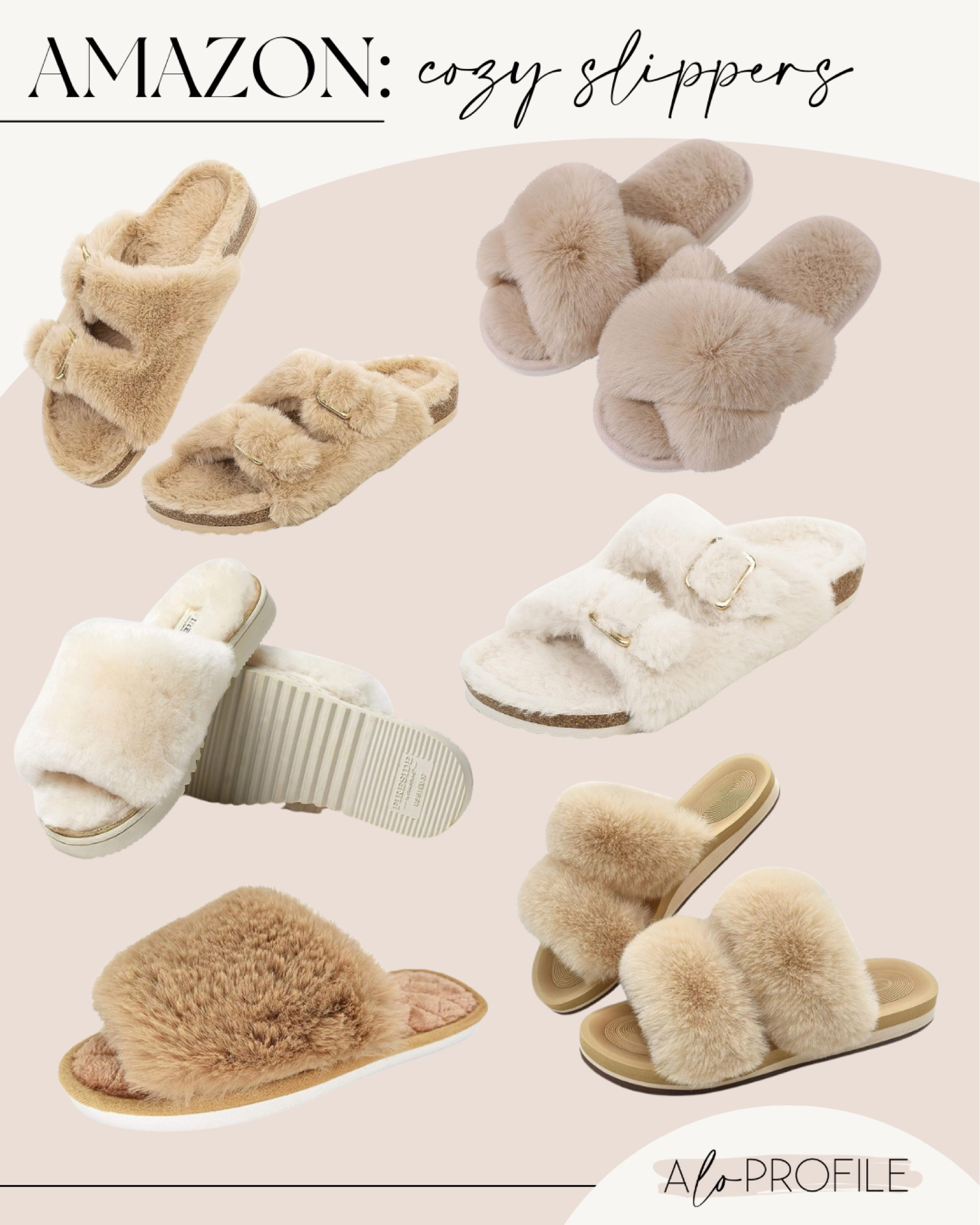 Amazon Fashion Finds : Cozy Slippers // Amazon slippers, Amazon loungewear, faux fur slippers, Amazon cozy slippers, loungewear, fall loungewear, fall fashion, Amazon deals, Amazon prime deals, Amazon fall fashion