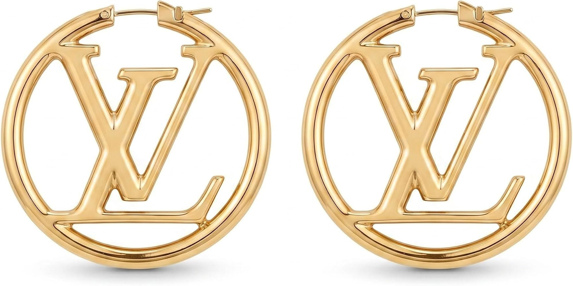 Elegant 18K Gold Hoop Earrings for Women,Designer Inspired jewelry for Daily Wear,Hypoallergenic ... | Amazon (US)