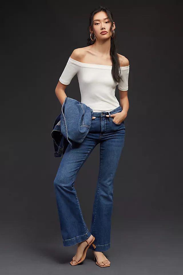 Good American Good Flare Jeans | Anthropologie (US)