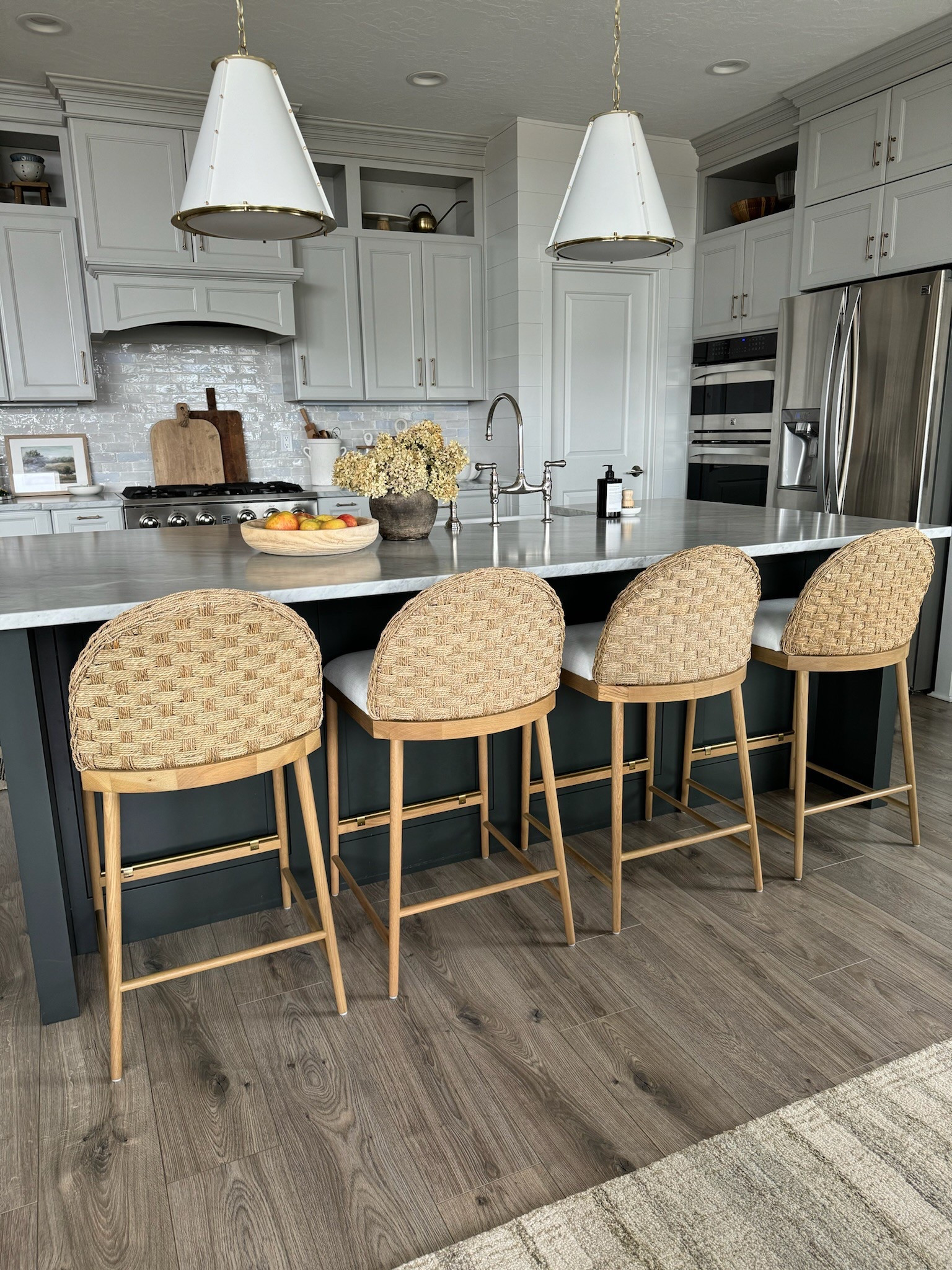 One of my all time favorite woven pieces are our counter stools! They’re a splurge but so pretty!! I found and amazing look for less linked below. From Target, 2 for $349 or 1 for $189!!

#LTKHome #LTKStyleTip #LTKSaleAlert