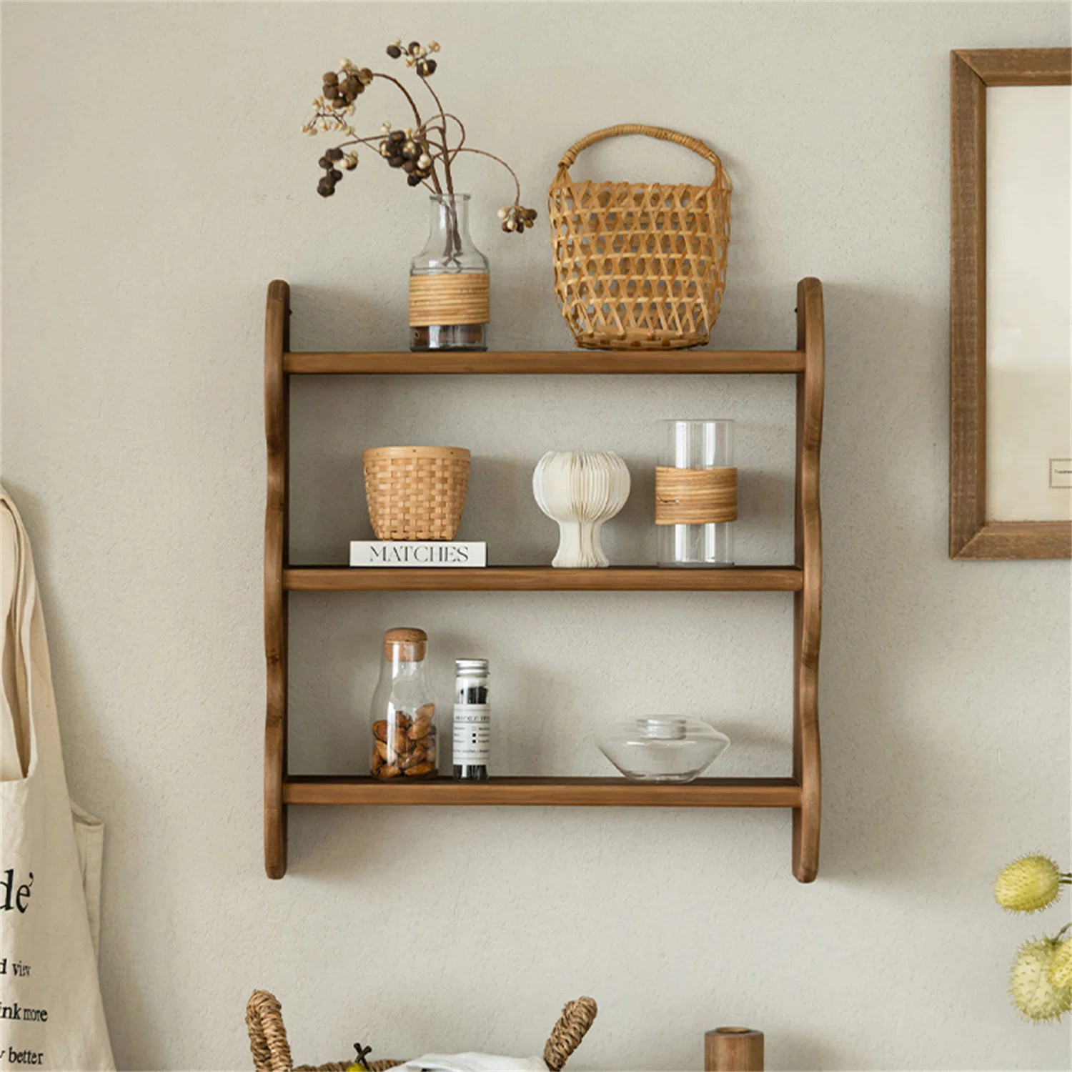 One Allium Way® Vintage Solid Wood Wall-Mounted Shelf | Wayfair | Wayfair North America