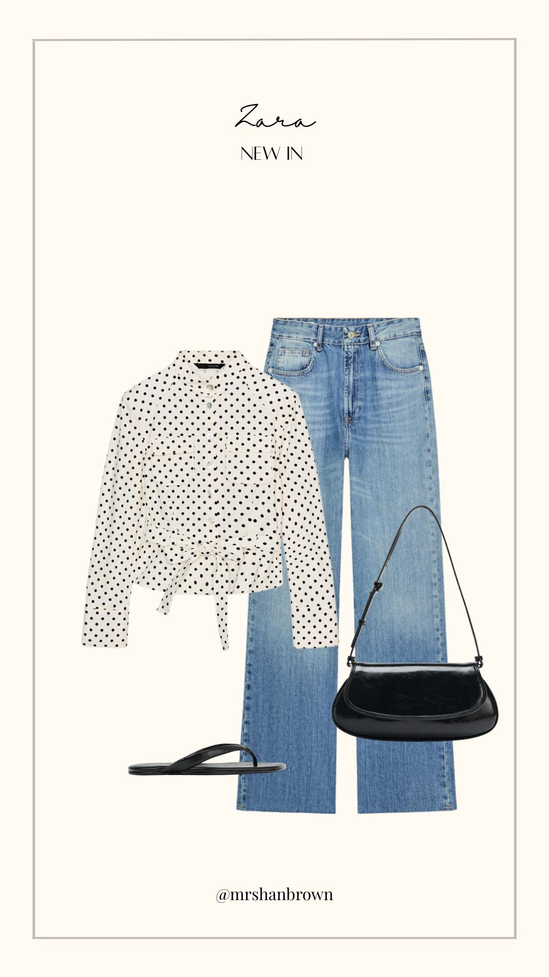 Zara New In 🖤 

Polka Dot Jacket Polka Dot Top Outfit, Wide Leg Jeans, Black Shoulder Bag, Black Flip Flops, Casual Summer Outfit, Everyday Zara Basics, Summer Trend, UK Summer Outfit  

 #LTKuk #LTKspring #LTKsummer