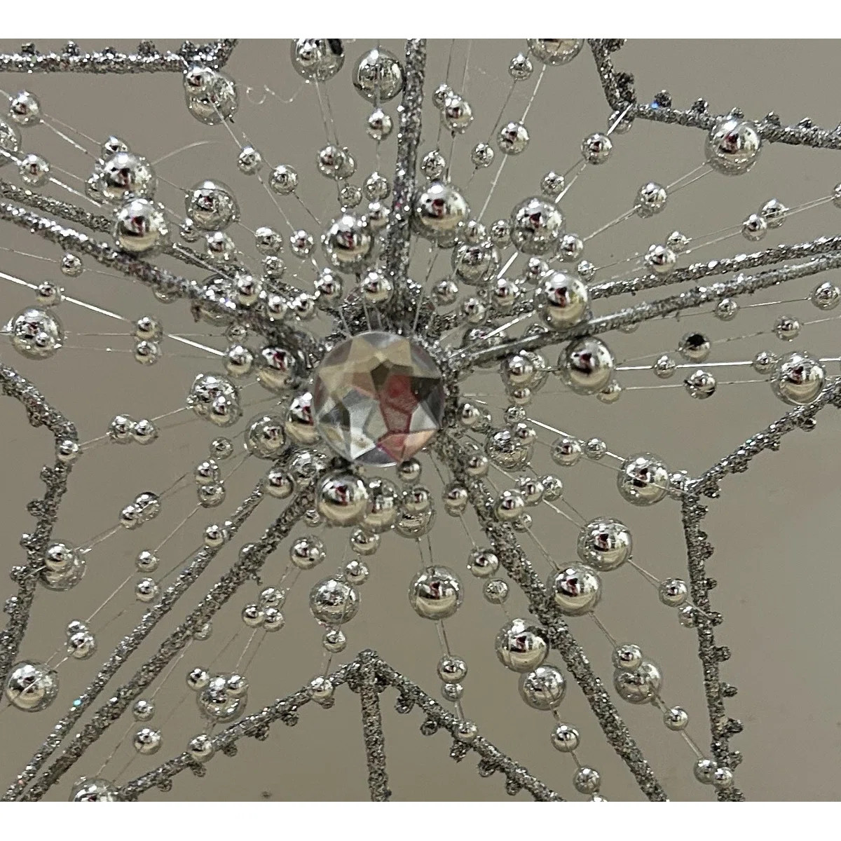 Jeweled Silver Star Tree Topper | Wayfair North America