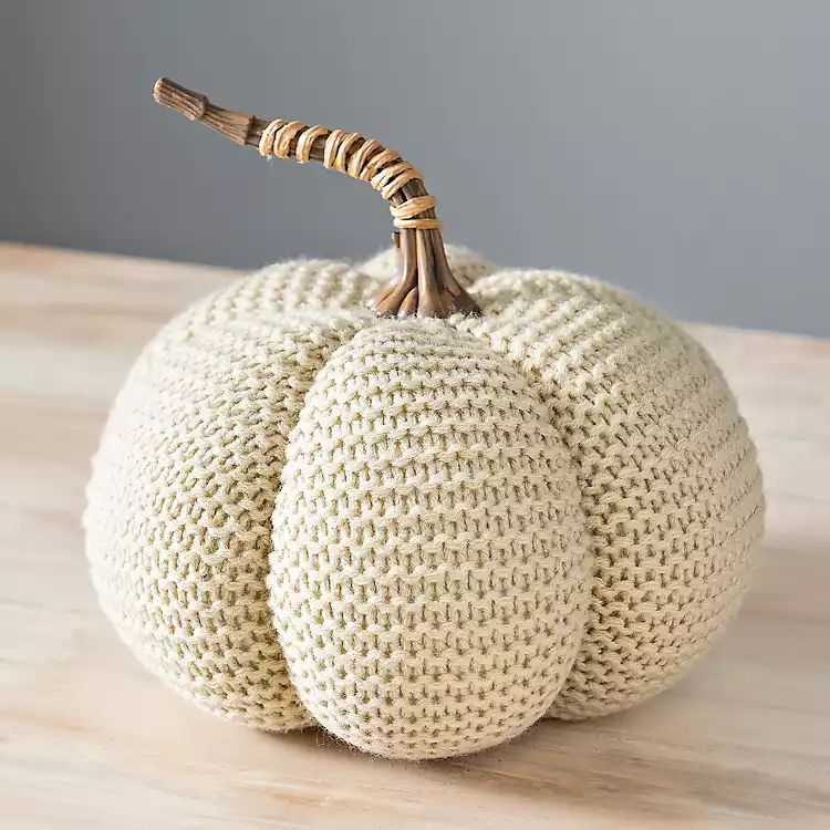 New!Cream Sweater Pumpkin | Kirkland's Home