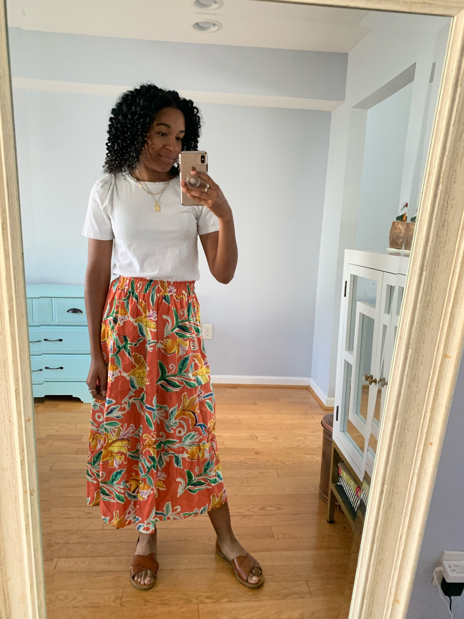 A floral skirt blooms with vibrant patterns and colors, adding a touch of nature's beauty to your attire. It's a versatile piece that transitions effortlessly from casual outings to dressier occasions. Pair it with a simple tee and sandals for a relaxed day out, or dress it up with a blouse and heels for an elegant evening look. With its floral charm, a floral skirt is a timeless and feminine addition to any wardrobe.

#LTKfindsunder50 #LTKSeasonal #LTKstyletip