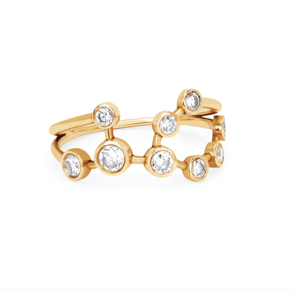 Virgo Diamond Constellation Ring | Logan Hollowell