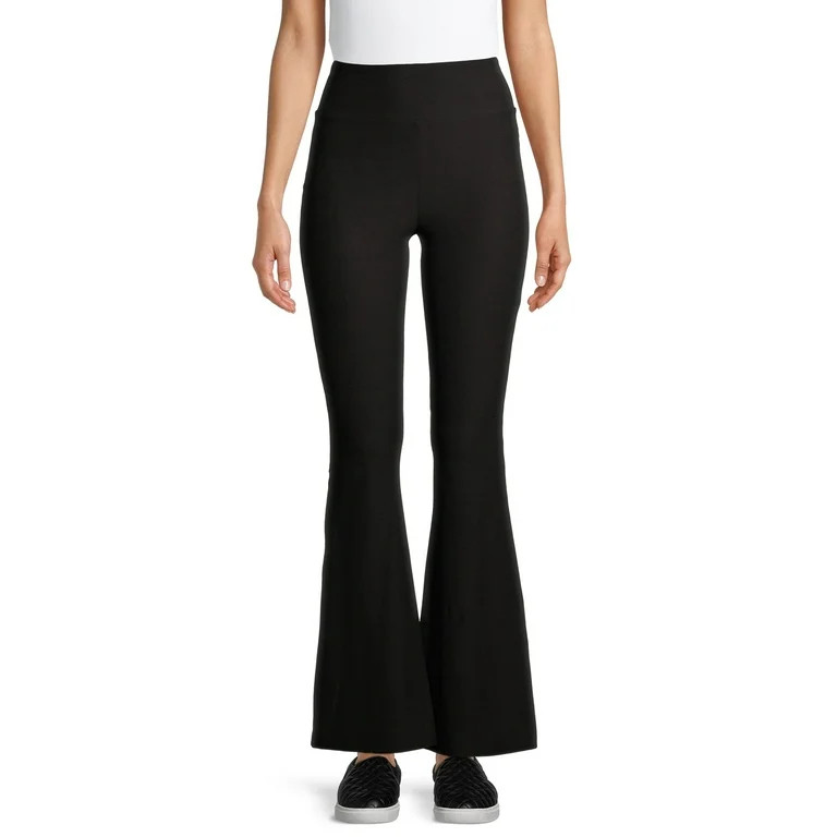No Boundaries Juniors' Knit Flare Pants | Walmart (US)