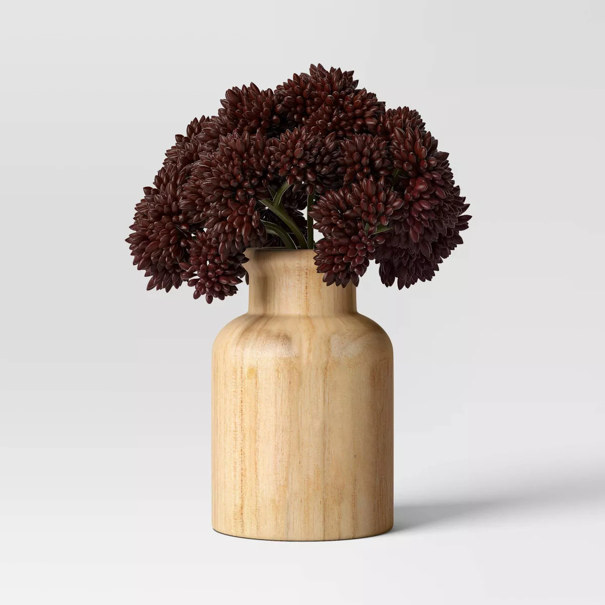 Small Sedum Arrangement in Wood Pot - Threshold™ | Target
