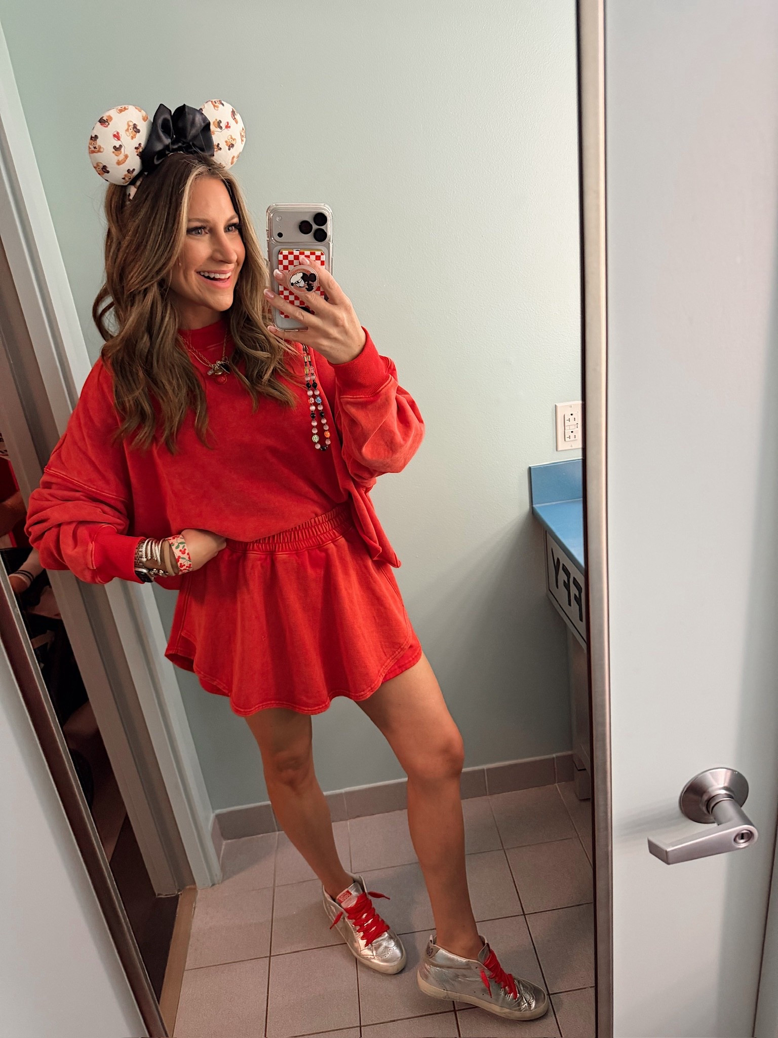 My Walt Disney World ootn! I’m in a small top and skort from poppy & pine, Etsy ears and accessories - fits tts. 

#LTKTravel #LTKootd #LTKmomlife