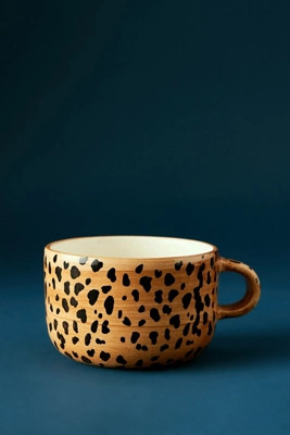 Anna + Nina Leopard Cappuccino Mug | Anthropologie (UK)