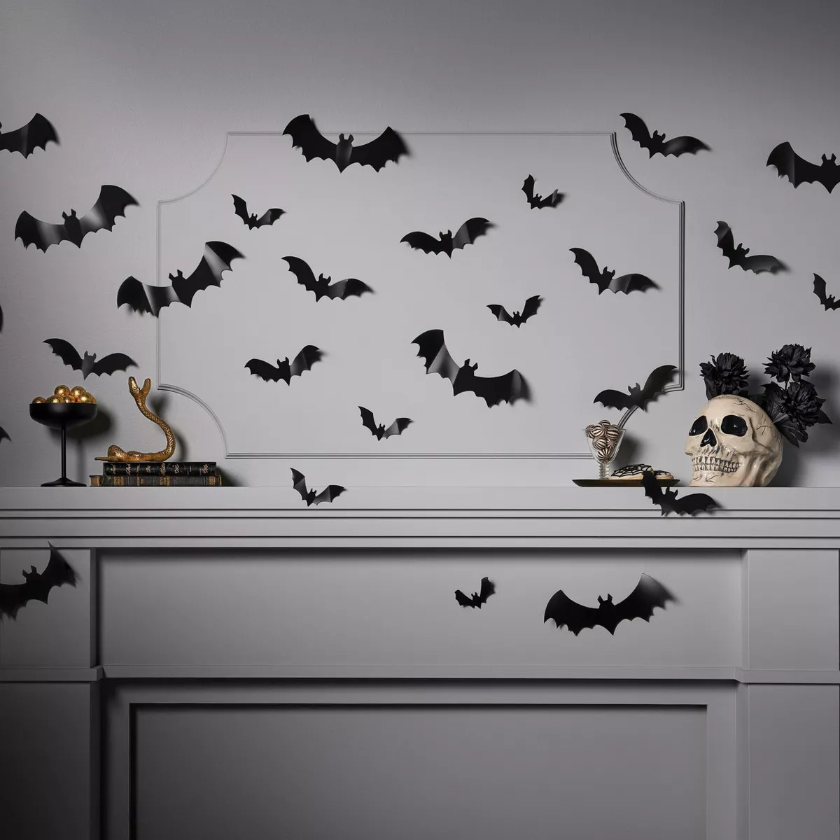 30ct Halloween Decor Kit Bats - Hyde and EEK! Boutique™: Wall Decals, 18+ | Target