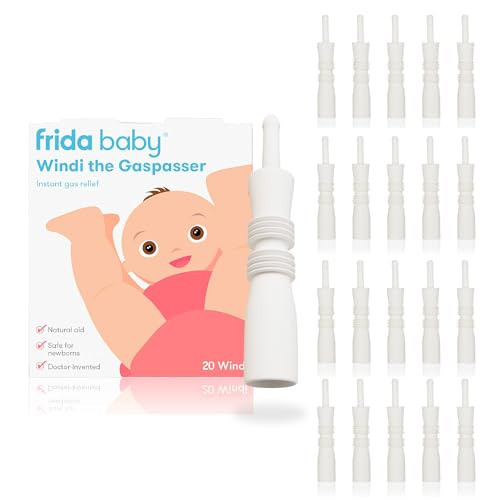Frida Baby Windi Gas Passer, Baby Gas Relief, Made in USA, 100% Natural, Safe & Effective Instant Relief for Babies & Infants, 20ct | Amazon (US)
