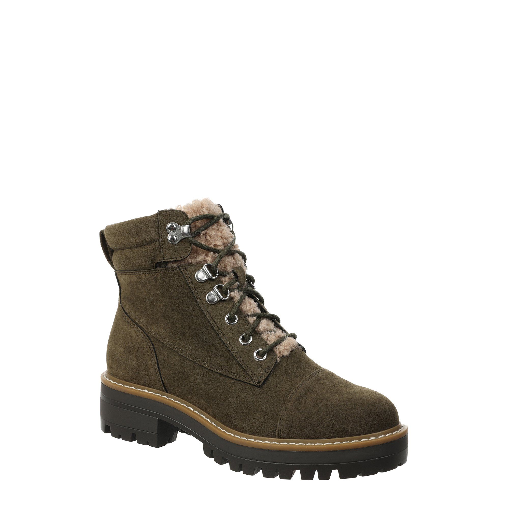 Time and Tru Women’s Hiker Boots, Wide Width Available | Walmart (US)