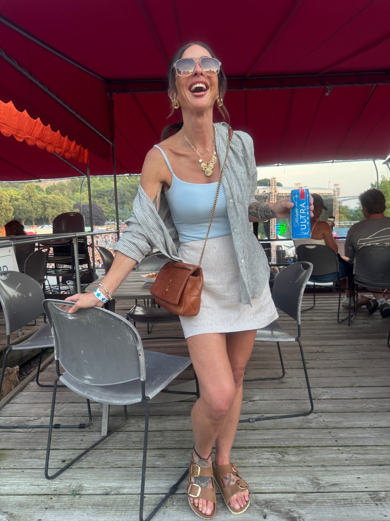 Linen, layers, and a whole lotta joy. Abercrombie really outdid themselves with the bra free bodysuits 🫶 I ordered Every. Single. Color. 

#LTKSeasonal #LTKU #LTKFindsUnder100