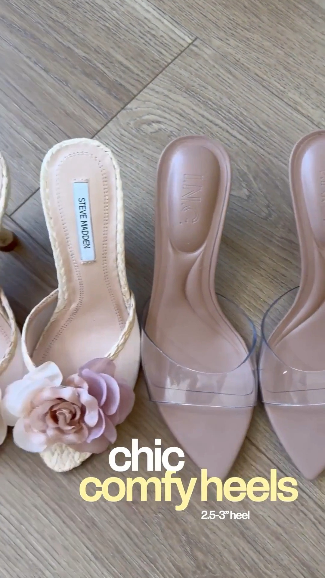 Omg the most chic comfy heels!!! ✨🤯💗
They’re all 2.5-3” heels 

All from @Macys and ALL ON SALE 👀

#LTKootd #LTKMothersDay #LTKU