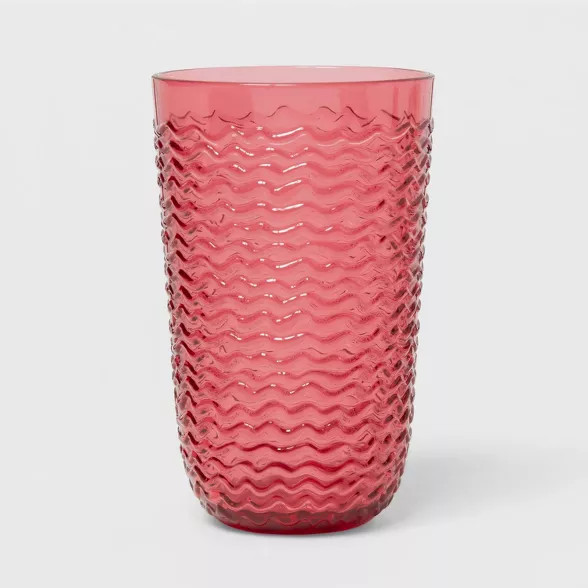 19oz Plastic Wave Texture Tall Tumbler - Opalhouse™ | Target
