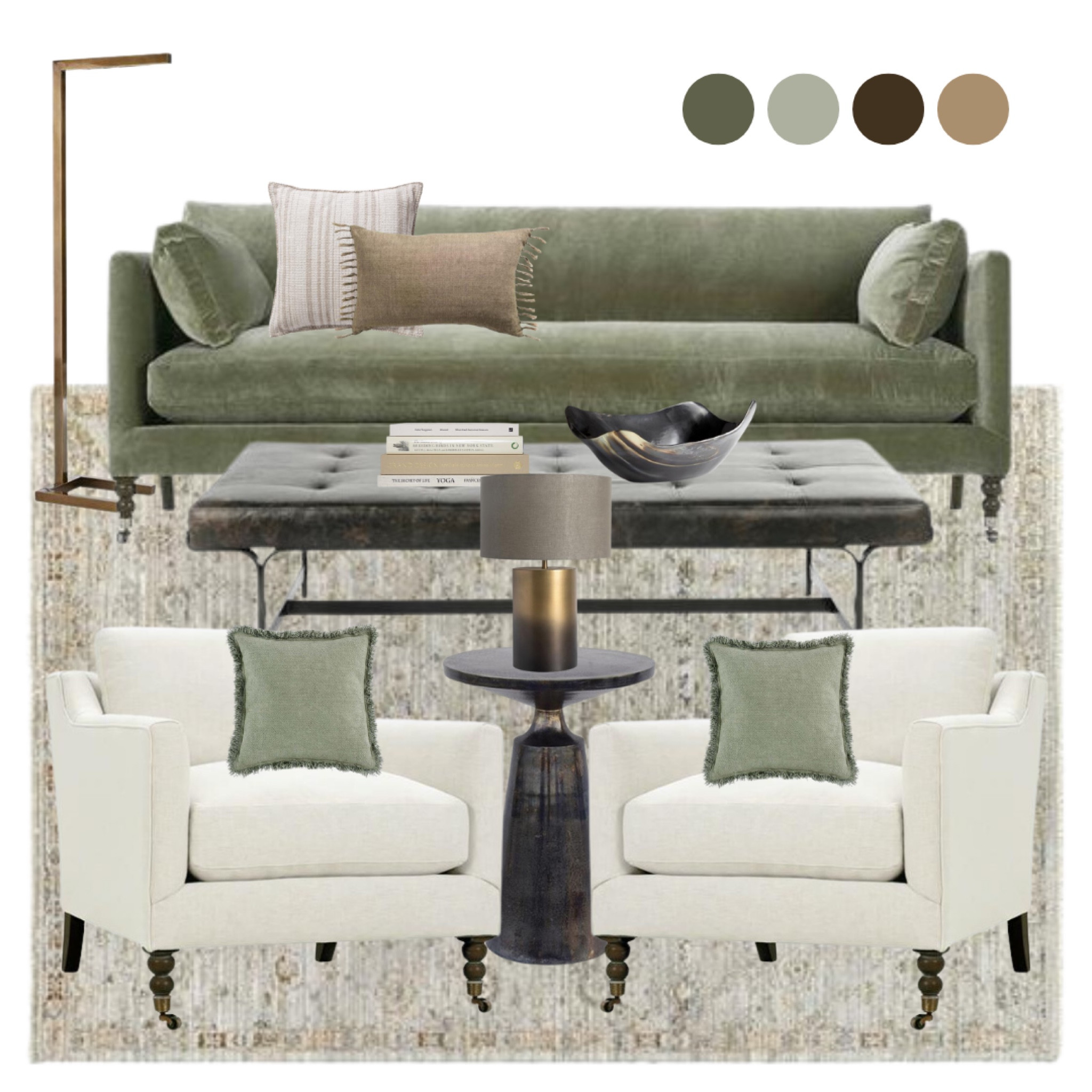 Living room decor, living room designs, living room ideas, living room inspiration, living room inspo, lounge decor, lounge inspo, sofa, green sofa, modern living room, traditional living room 

#LTKU #LTKhome #LTKstyletip