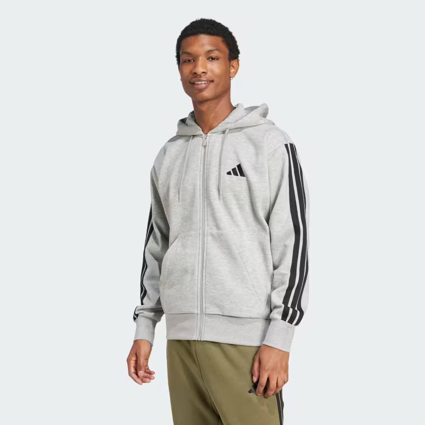 Essentials 3-Stripes Fleece Hoodie | adidas (US)