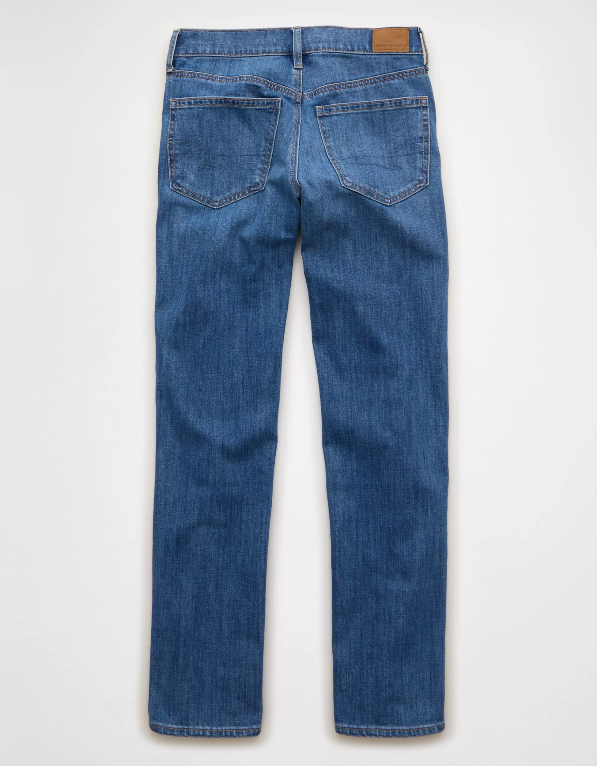 AE Stretch Super High-Waisted Straight Jean | American Eagle Outfitters (US & CA)