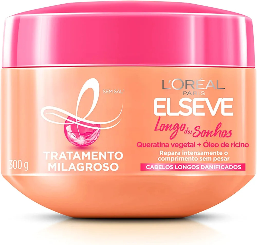 L'Oréal Paris Elseve Longo Sonhos - Máscara Capilar 300g | Amazon (BR)