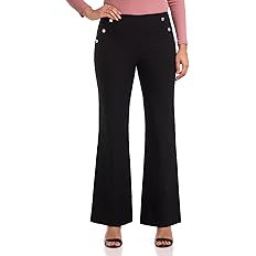 Rekucci Women's Comfort Wide Leg Pull-On Pant | Amazon (US)
