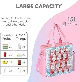 QLOVEA 21th 30th 40th 50th 60th 70th Birthday Gifts for Women with S Initial - Insulated Lunch Ba... | Amazon (US)