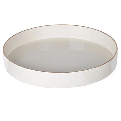 Earls Sturdy Wooden Round Accent Tray | Wayfair North America