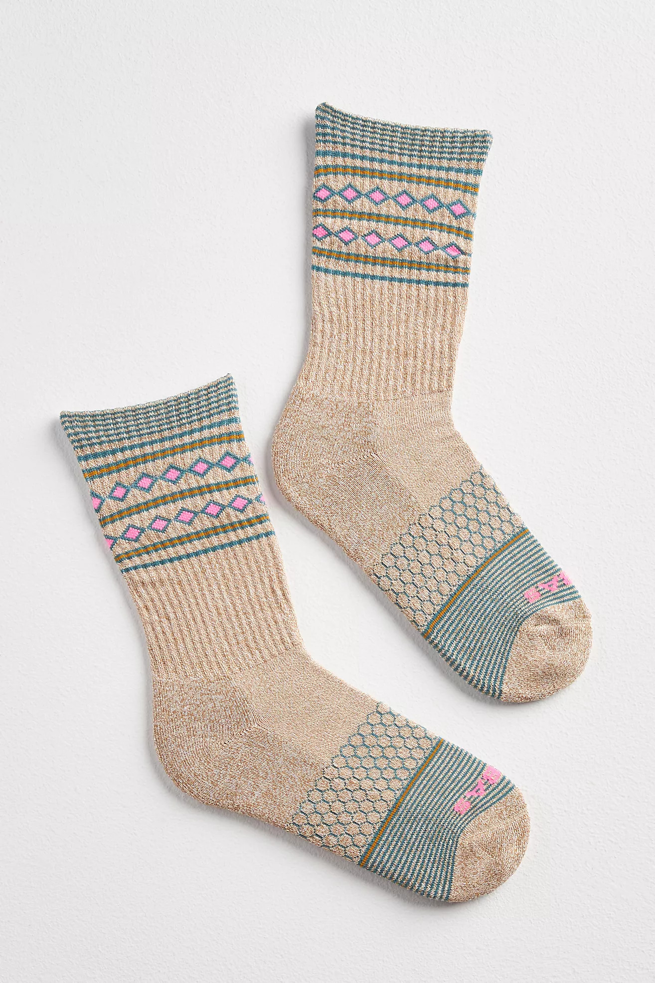 Bombas Marled Feed Stripe Fairisle Socks | Anthropologie (US)