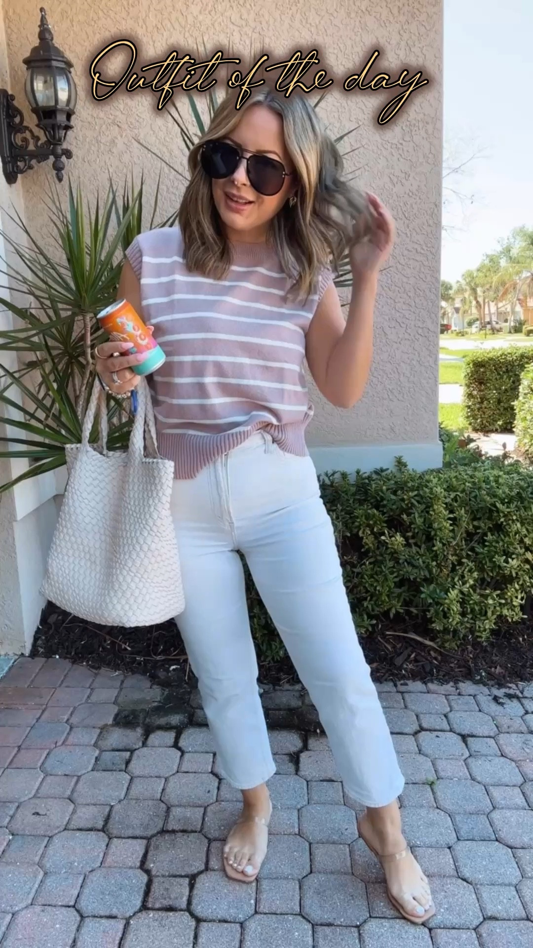 Outfit of the day. Size down in this top, the sweater material is soooo soft!! 

#LTKFindsUnder50 #LTKWatchNow #LTKSeasonal