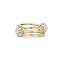 PAVOI 14K Gold Plated Interlocked Stackable Rings for Women - Statement Mixed Metals Multi Ring S... | Amazon (US)
