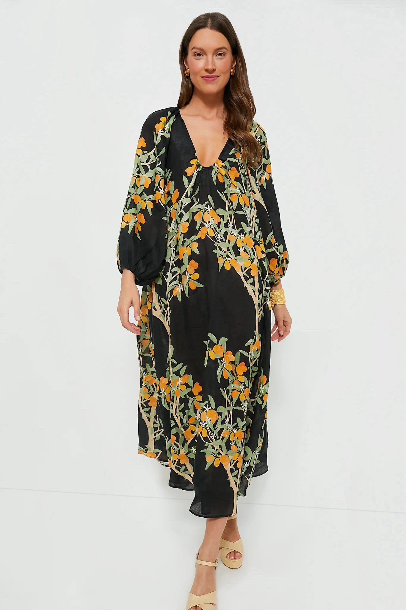 Florida fall style dress from Tuckernuck. Very resort style with the shape and the kumquats 

#LTKSeasonal #LTKStyleTip