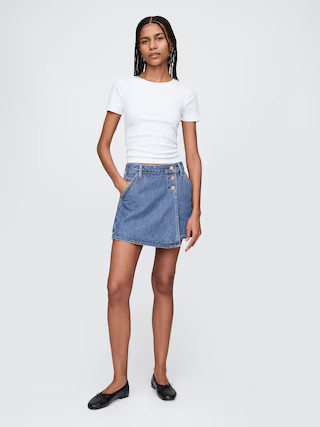 Denim Mini Skort | Gap (US)