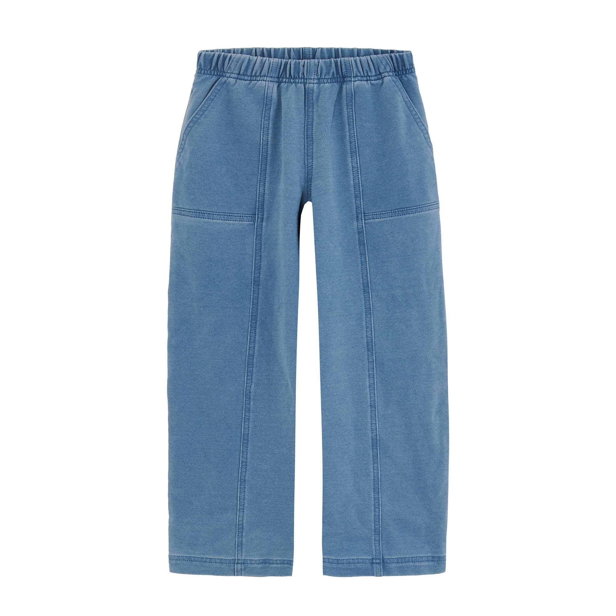 Wonder Nation Girls Knit Denim Pants, Sizes 4-18 & Plus | Walmart (US)