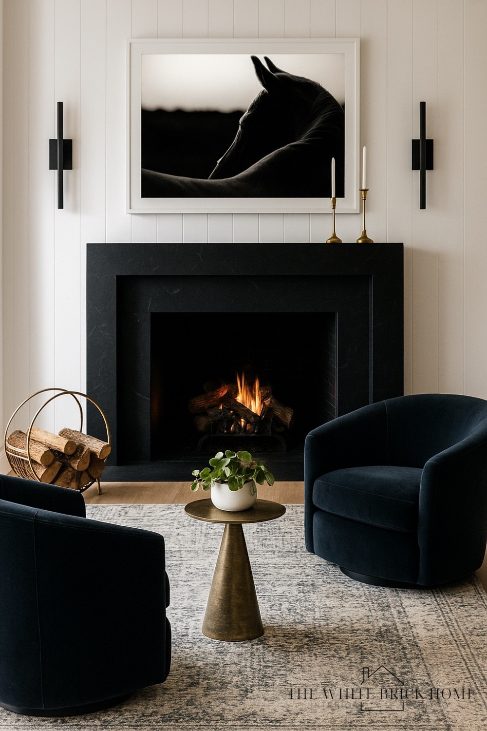 A sophisticated yet inviting fireside nook, where modern luxury meets effortless comfort for the perfect place to unwind. 

Living room, living room decor, living room design, living room sitting area, accent chair, fireplace, Marble fireplace, wall sconces, wall art, side table, fireplace accessories, area rug, living room rug, living room decor, living room design, living room design, home decor, home design, living room modern, modern home, modern home design, pottery barn, crate and barrel 

#LTKStyleTip #LTKHome #LTKSaleAlert
