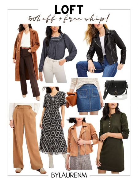 Loft new arrivals! 50% off + free shipping. Fall outfits, fall dresses, work outfit ideas, business casual, 

#LTKfindsunder100 #LTKsalealert