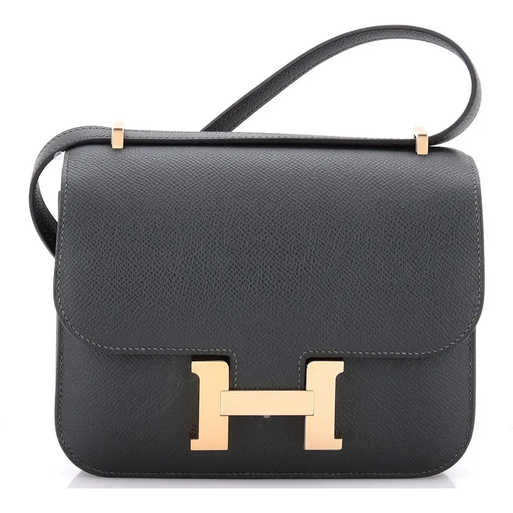 Pre-Owned Hermes Constance NM Bag Epsom 18 in Green at Nordstrom, Size X-Small | Nordstrom