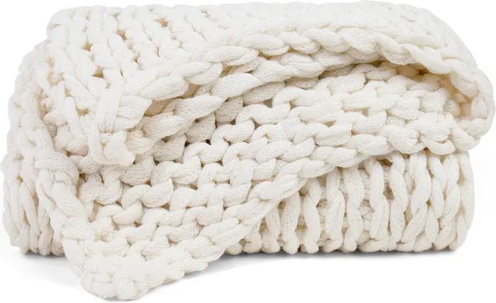 Home Collection Premium Chunky Knit Blanket | Nordstrom Rack