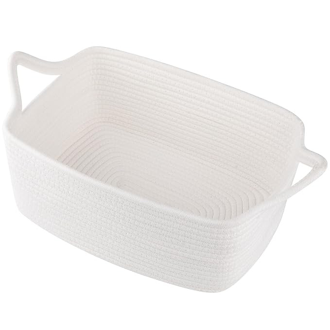 OIAHOMY Woven Basket, Gift Basket Empty with Gift Bags and Ribbons, Rope Baskets for Baby Showers... | Amazon (US)