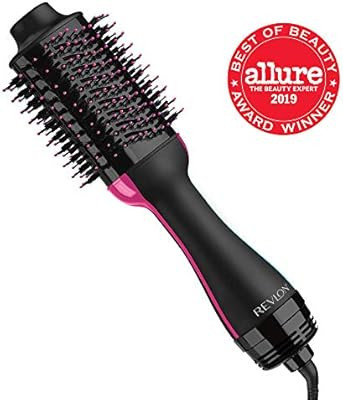 Revlon One-Step Hair Dryer & Volumizer Hot Air Brush, Black | Amazon (US)