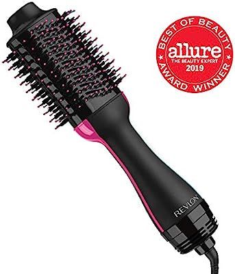 Revlon One-Step Hair Dryer & Volumizer Hot Air Brush, Black | Amazon (US)