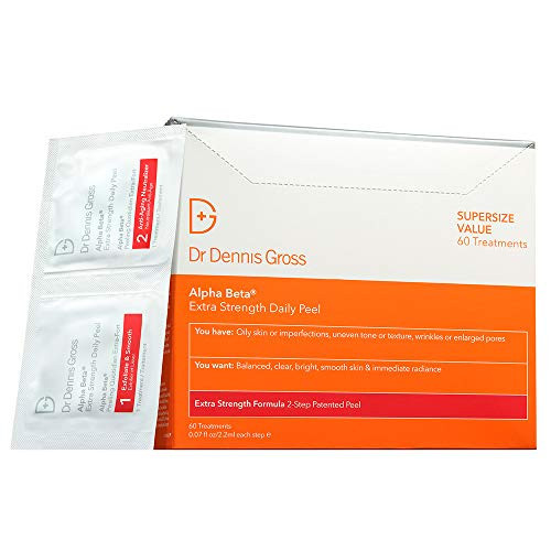 Dr. Dennis Gross Skincare Alpha Beta Extra Strength Daily Peel | 60 Treatments | Amazon (US)