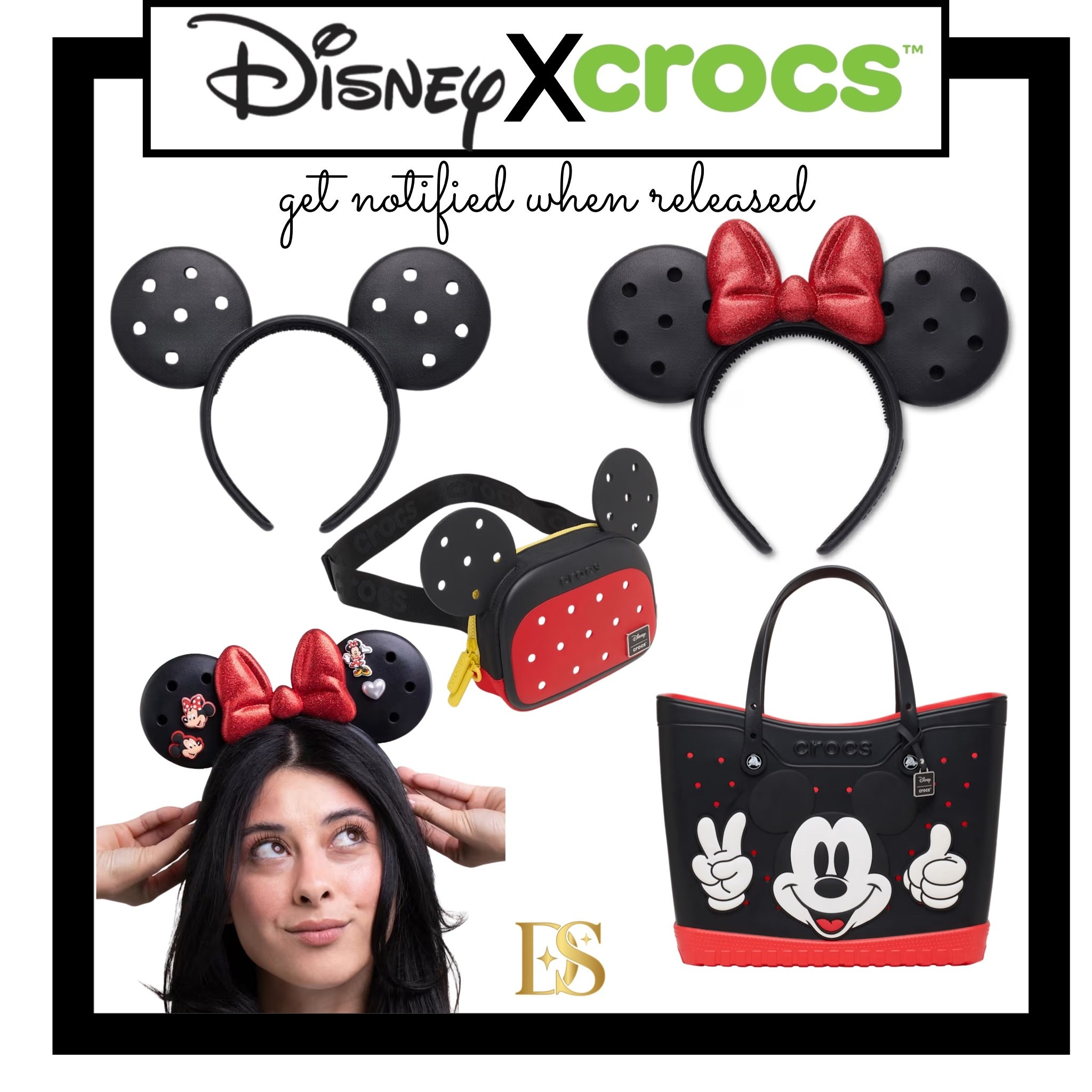 Newest ear style with Jibbitz is dropping April 15 🖤❤️

These are not your basic ears… you can actually customize them 👀✨

Hit the ❤️ and LTK will notify you the second they restock—because these will go FAST.