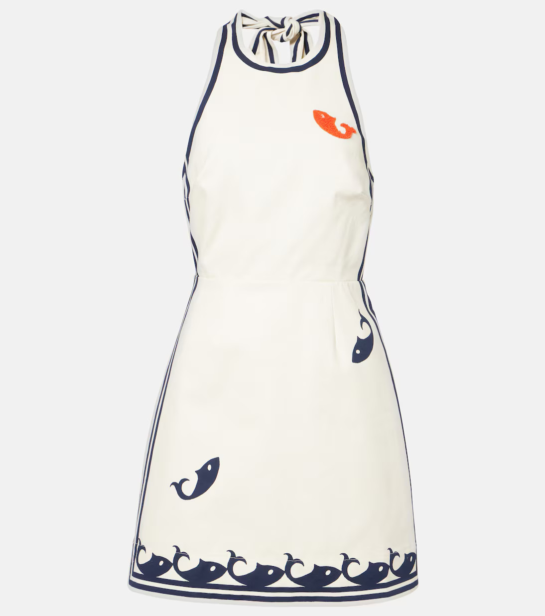 Marine printed cotton minidress | Mytheresa (DACH)