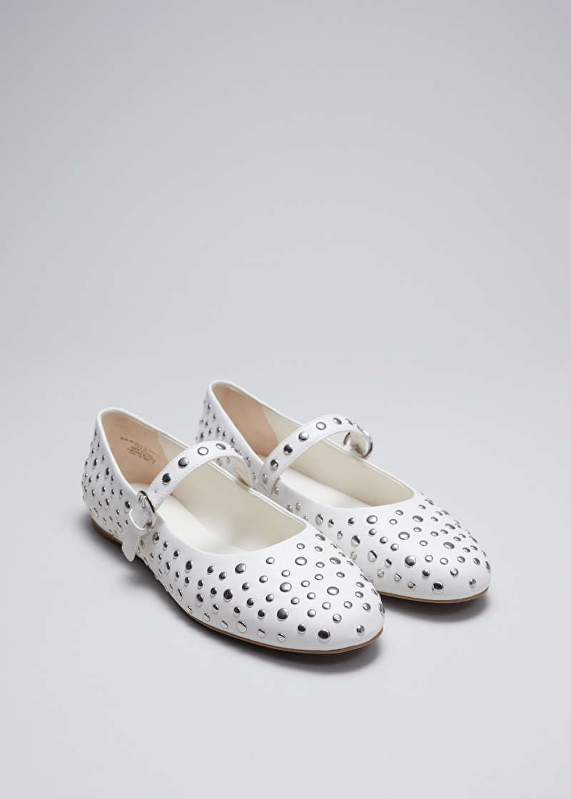 Studded Leather Ballet Flats | & Other Stories (EU + UK)