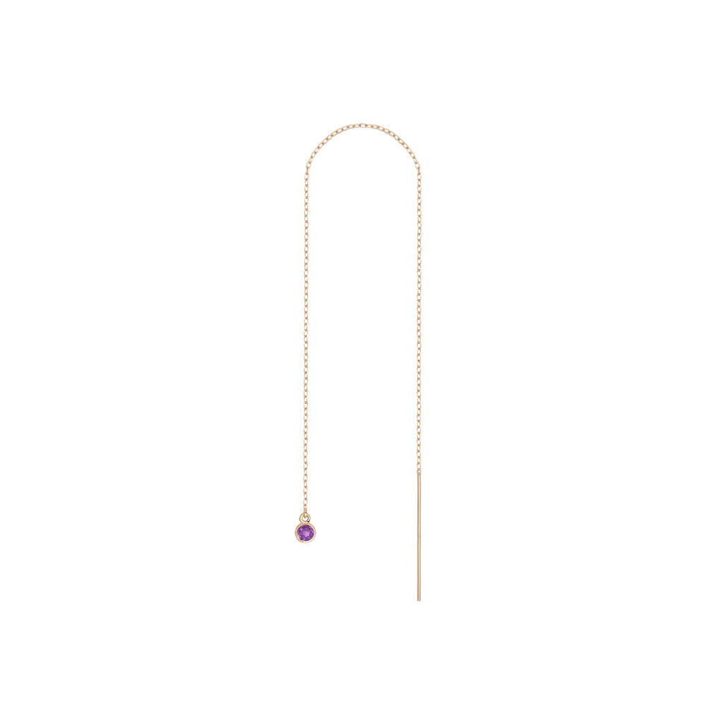 Birthstone Ear Chain Threader | AUrate New York