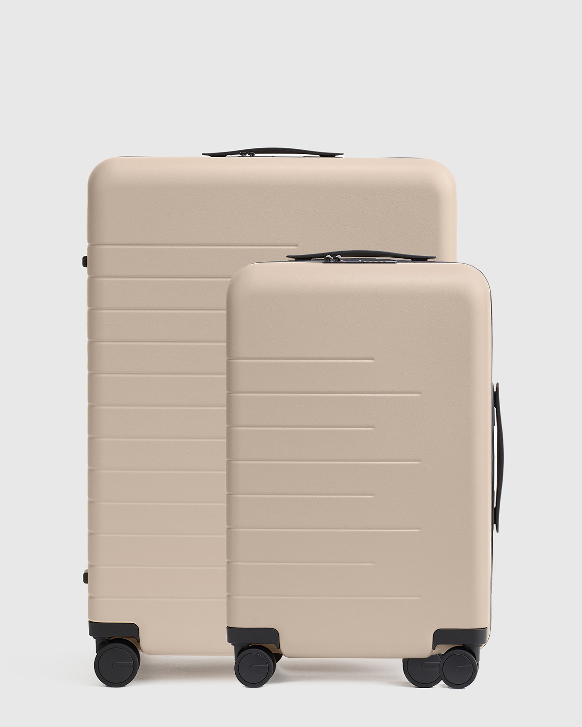 Quince | Carry-On & Large Check-In Suitcase Set in Tan, Polycarbonate | Quince