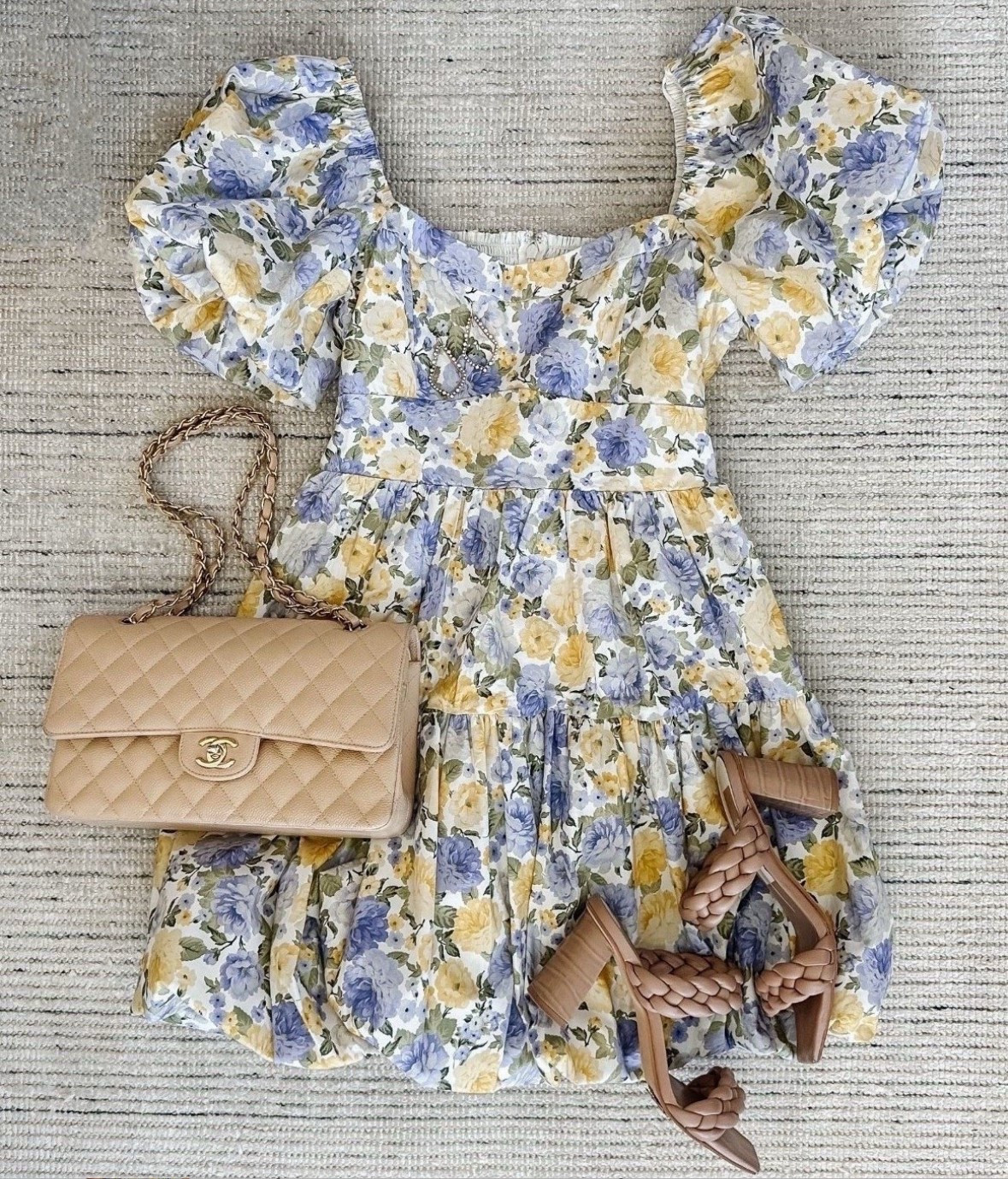 Summer outfit that is perfect for vacations . Love the floral print bubble dress and puff sleeves. Styled with sandals and accessories for a chic look

#LTKStyleTip #LTKSummerEdit