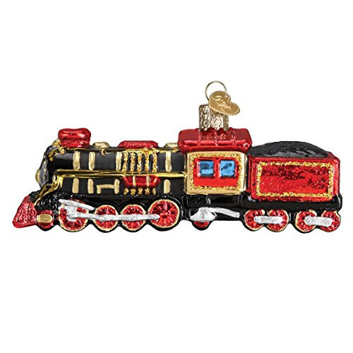 Old World Christmas Train Glass Blown Ornament for Christmas Tree, Handcrafted Holiday Decoration, Transportation Collection | Amazon (US)